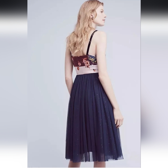 Moulinette Soeurs Tulle-skirted Floral Dress - Picture 3 of 7